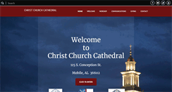 Desktop Screenshot of christchurchcathedralmobile.org