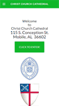 Mobile Screenshot of christchurchcathedralmobile.org